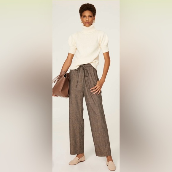 Adam Lippes Sweaters - Adam Lippes Organic Cotton/ Wool Cream Puff Short Sleeve Sweater Size XS